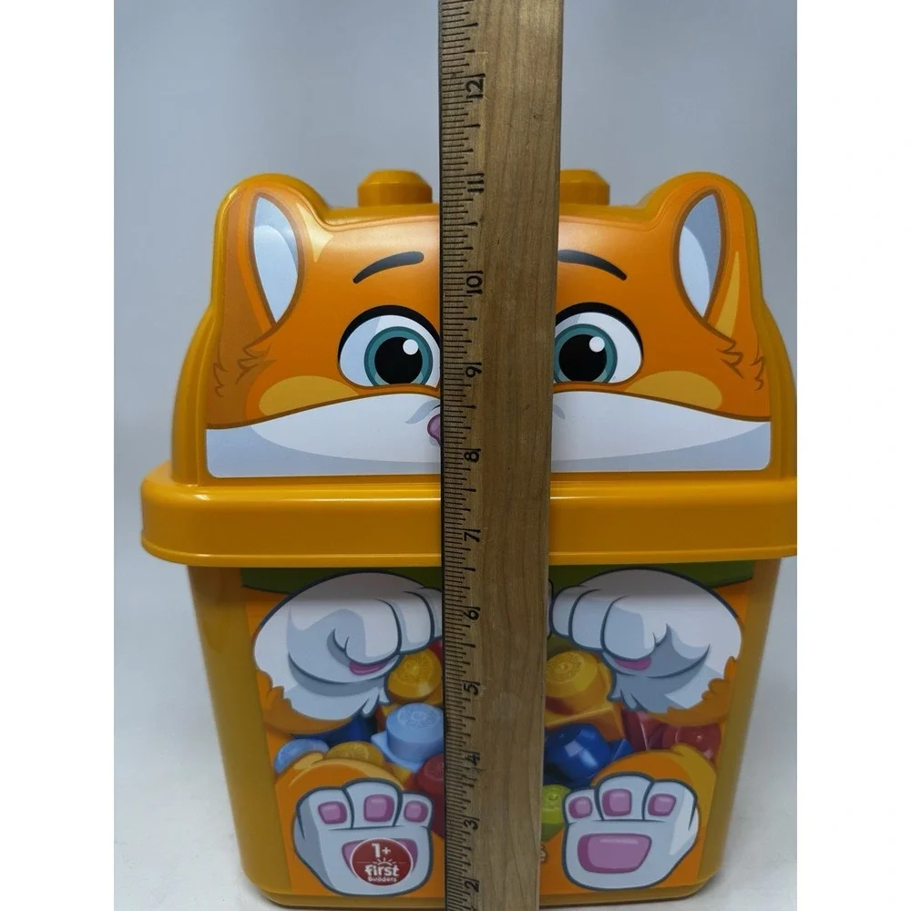 Mega Bloks Corgi Bucket Container 25 Pieces Dog New Building Blocks Fisher Price